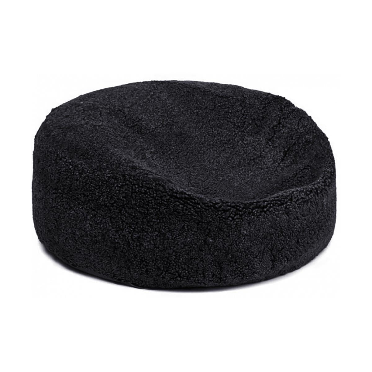 ROUND SHEEPSKIN BEANBAG, SHORT WOOL