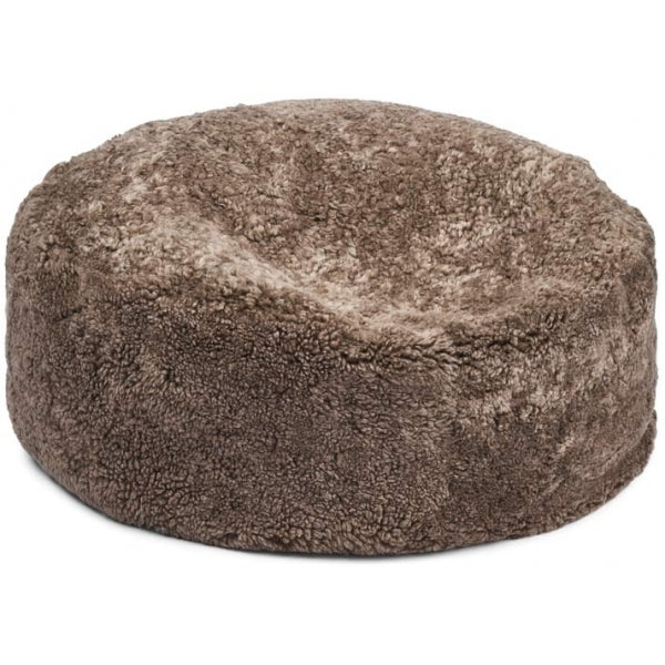 ROUND SHEEPSKIN BEANBAG, SHORT WOOL