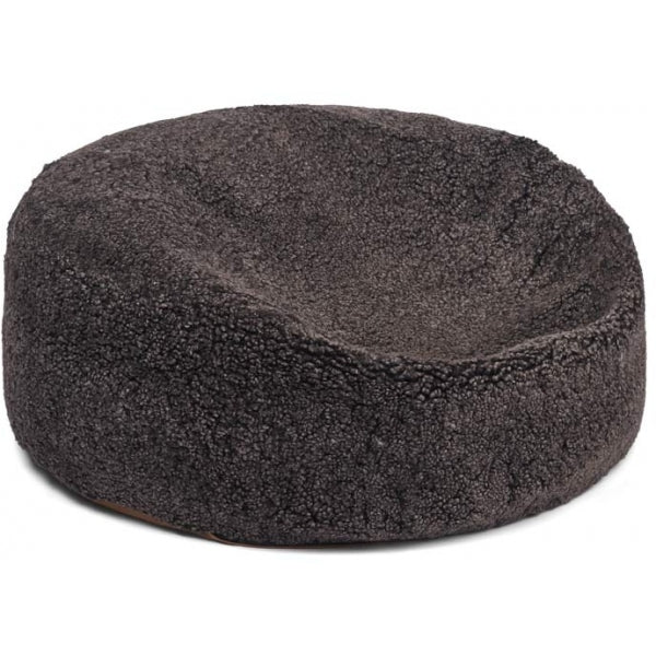 ROUND SHEEPSKIN BEANBAG, SHORT WOOL