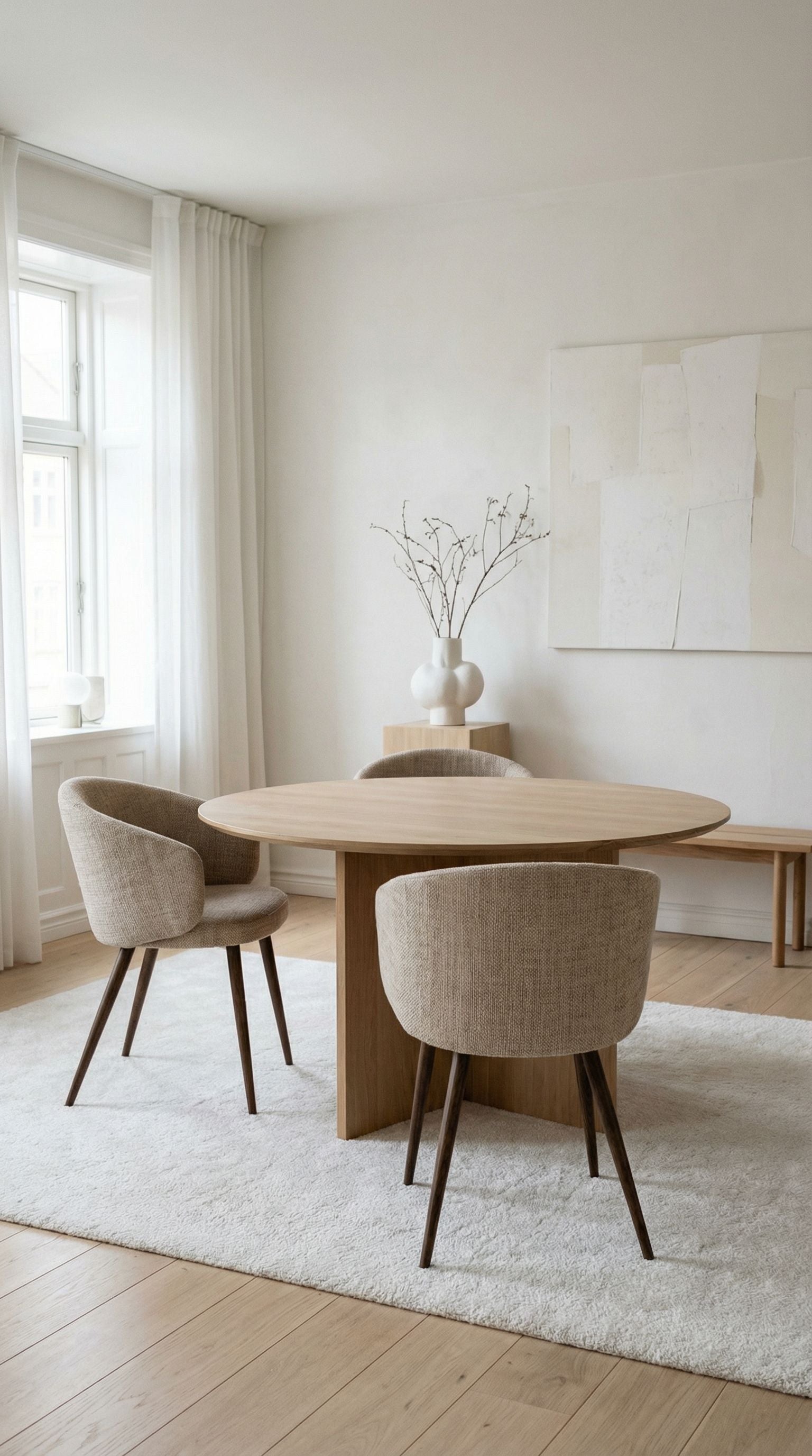 Aure Dining Chair – Cream (Set of 2)