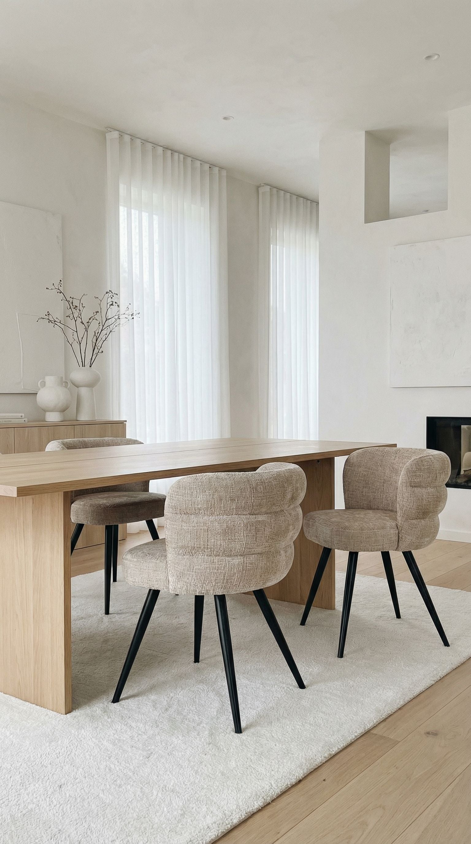 Vera Dining Chair – Cream (Set of 2)