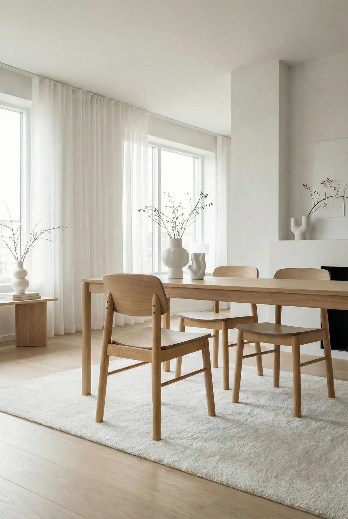 Nora Oak Dining Chair – Set of 2