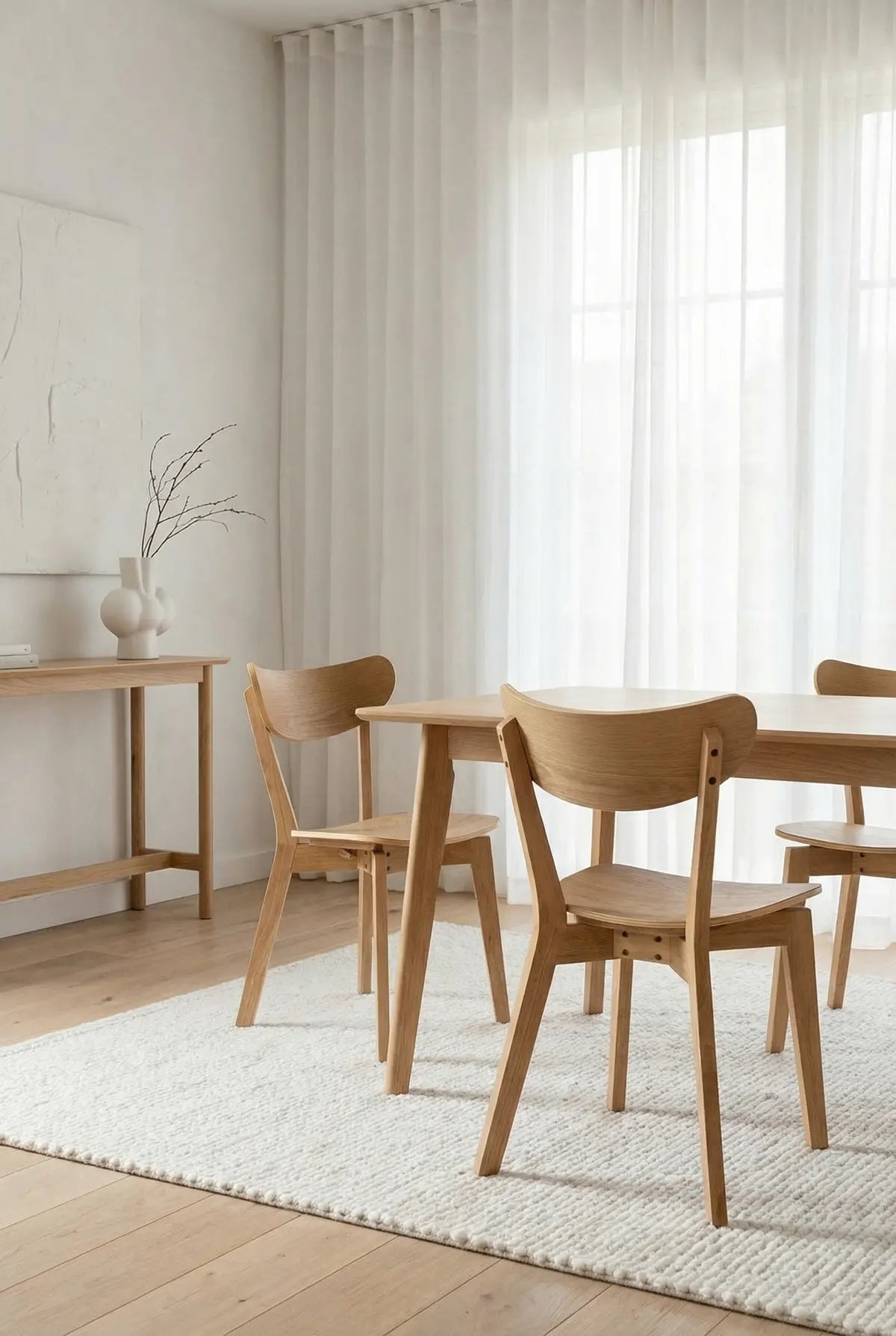 Freya Oak Dining Chair – Set of 2
