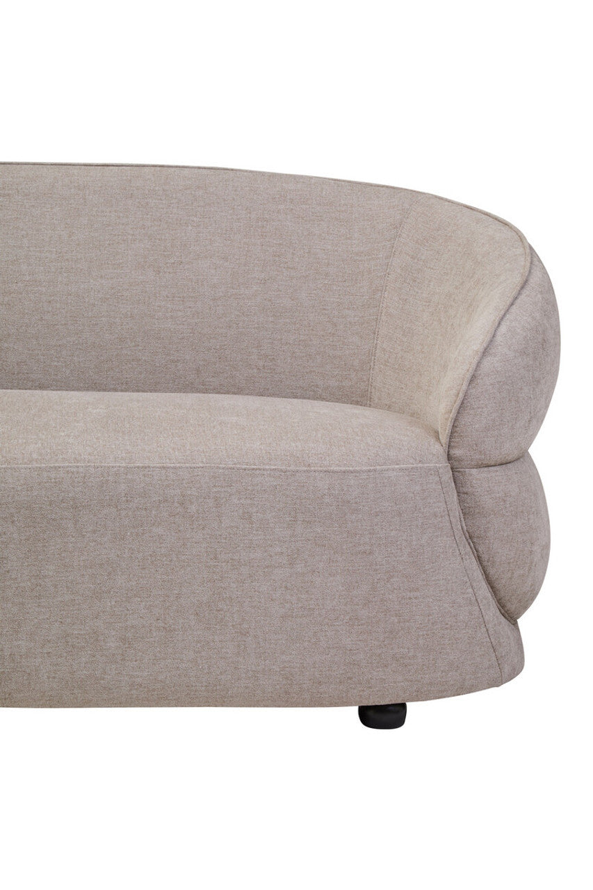 Lina Curve Three-Seater Sofa