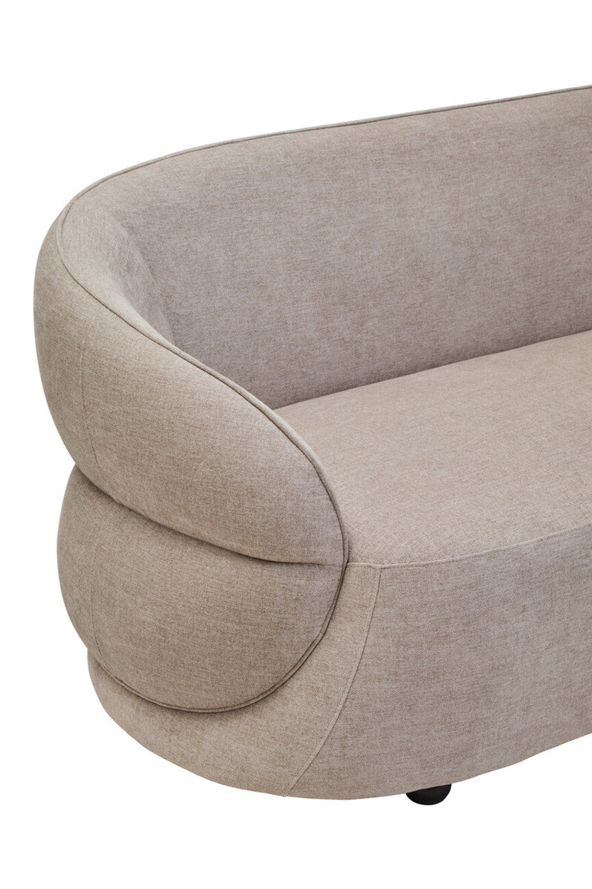 Lina Curve Three-Seater Sofa
