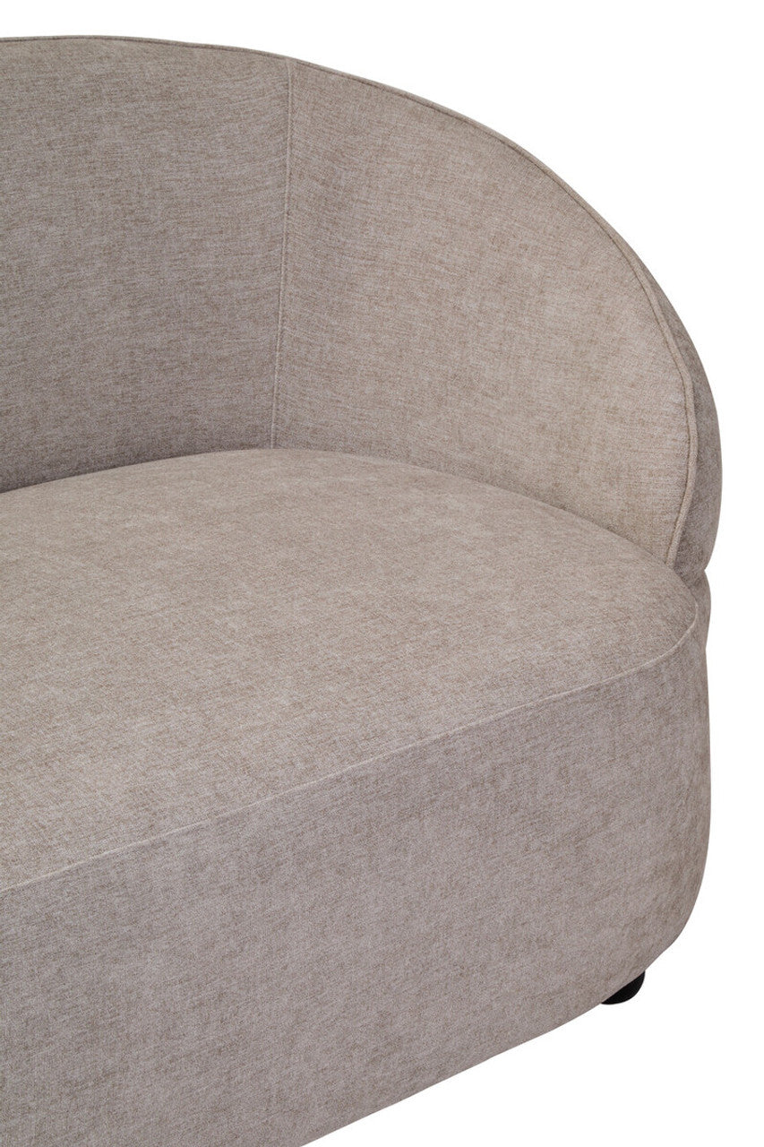 Lina Curve Three-Seater Sofa