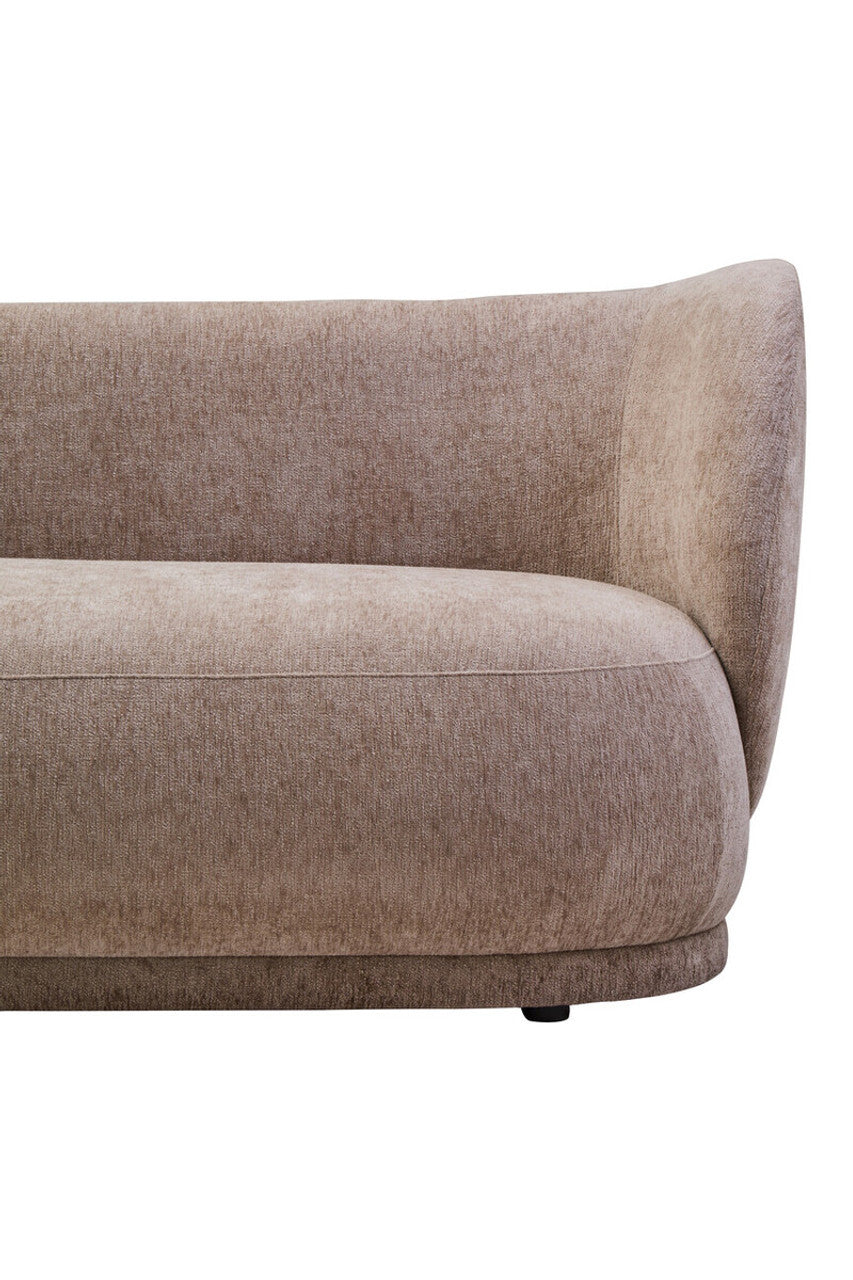 Maren Curved Three-Seater Sofa