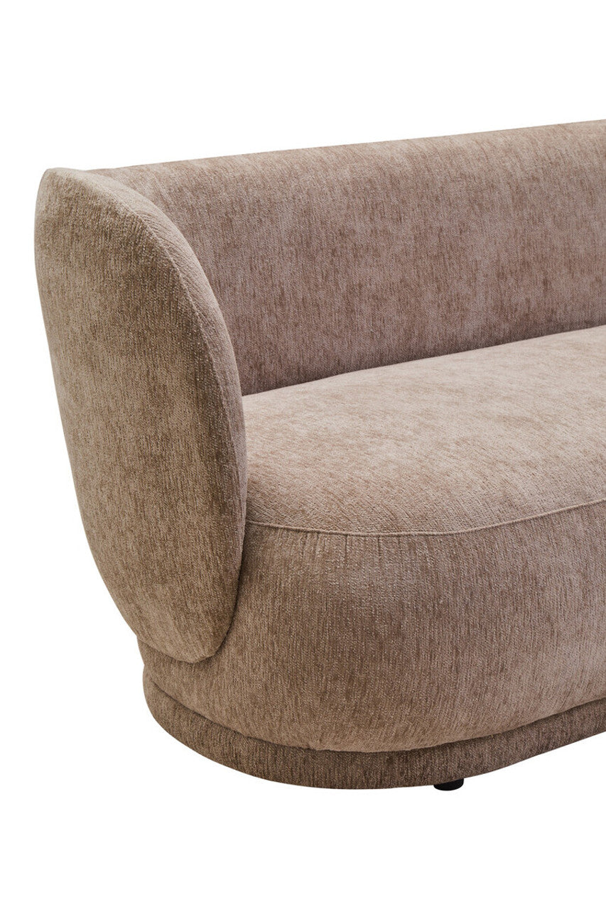 Maren Curved Three-Seater Sofa
