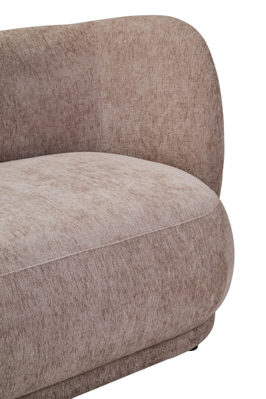 Maren Curved Three-Seater Sofa