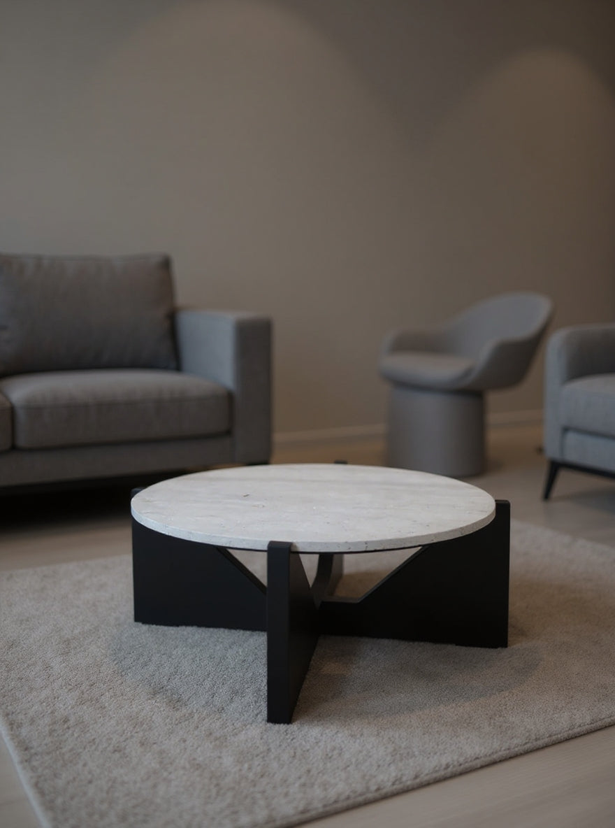 Vara Travertine Coffee Table