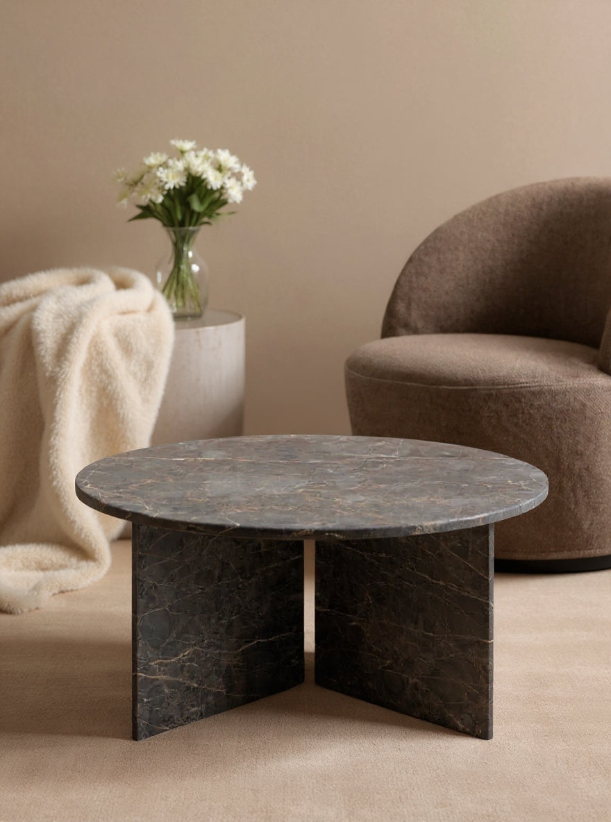 Nordica Marble Round Coffee Table