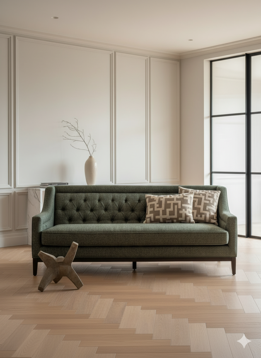 Aurelius Buttoned Sofa