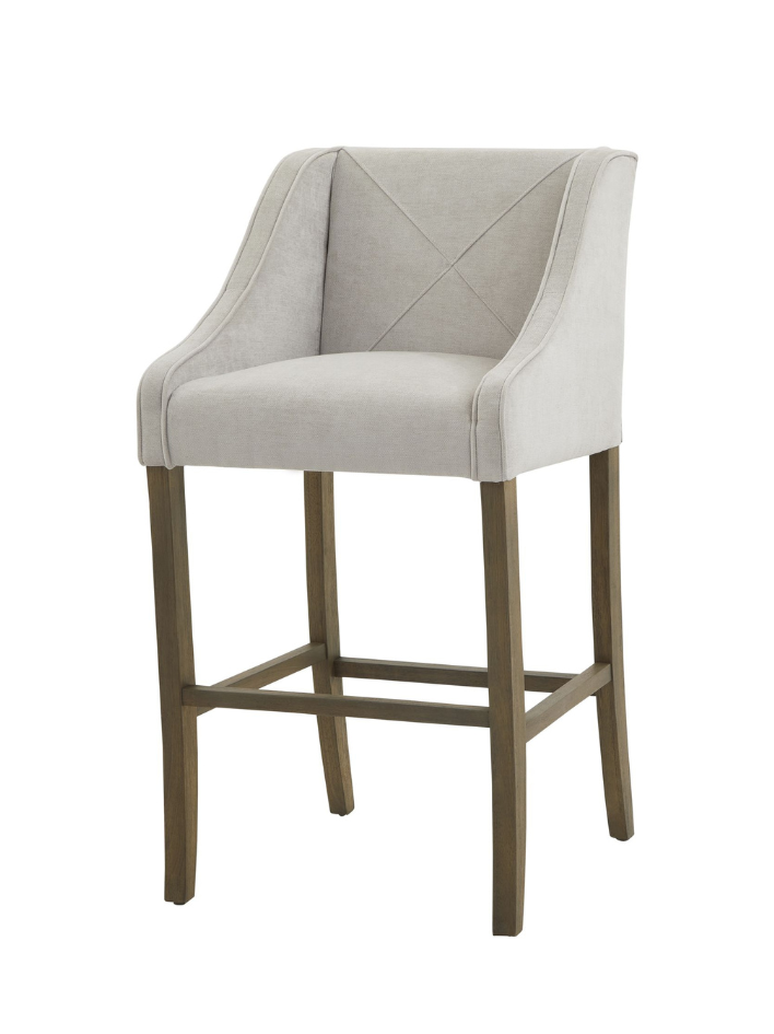 Epsom Grey Bar Stool