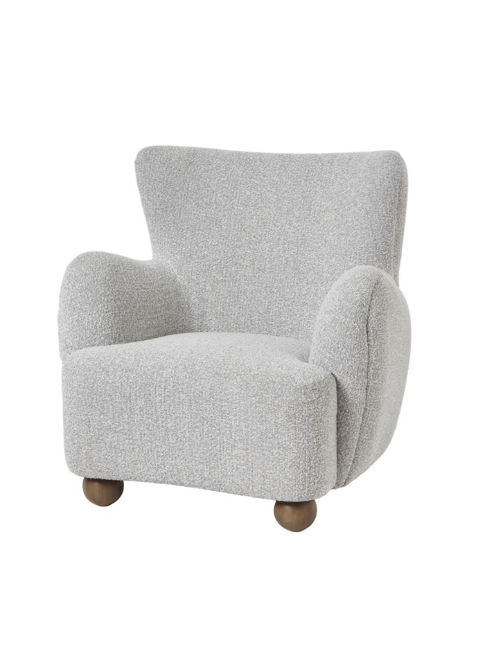 Greige Hui Large Arm Chair
