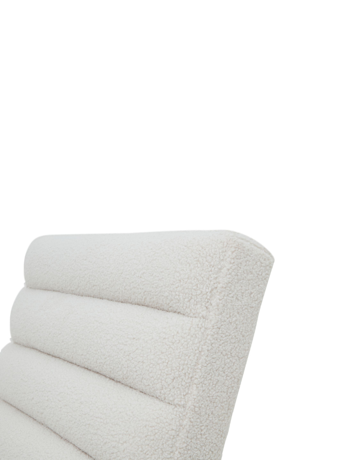 Bouclé Ribbed Ark Chair