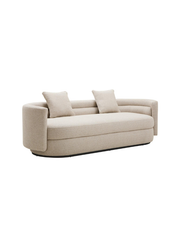 Arlo Linen-Curve Three-Seater Sofa