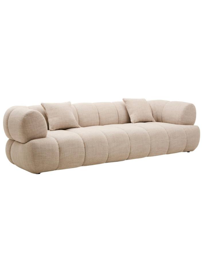 Isola Curved Three-Seater Sofa
