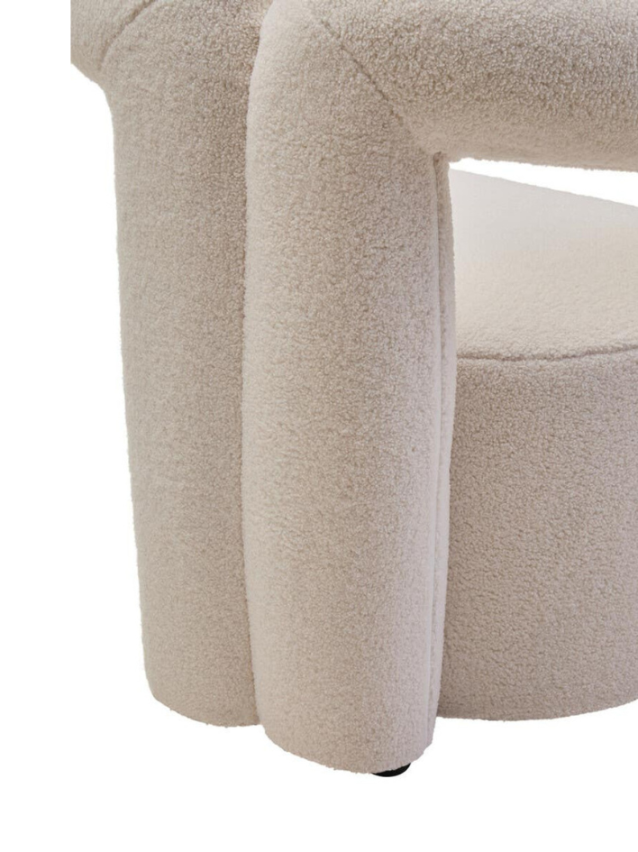 Sola Ivory Bouclé Statement Chair