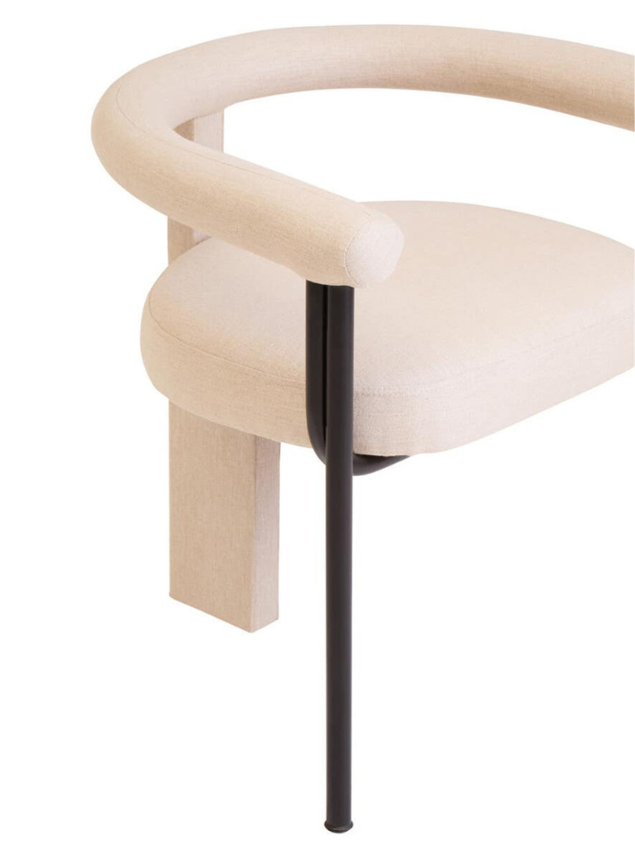 Vera Linen-Texture Dining Chair