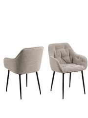 Luna Set Of 2 Arm-Dining Chairs
