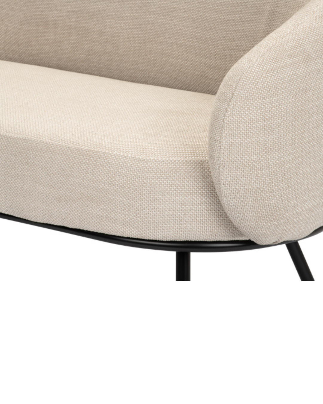 Kalle Two-Seater Sofa – Beige