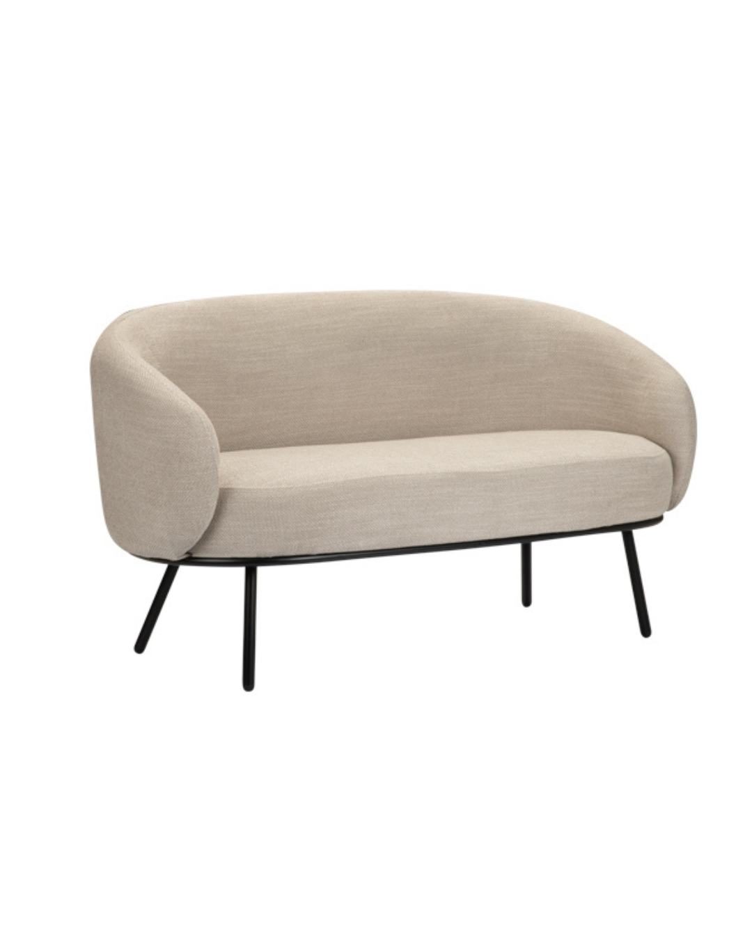 Kalle Two-Seater Sofa – Beige