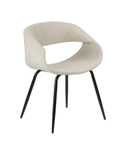 Valla Dining Armchair – White Pearl (Set of 2)