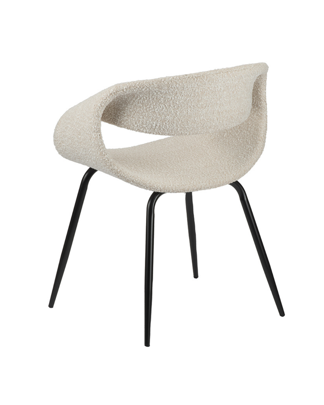 Valla Dining Armchair – White Pearl (Set of 2)