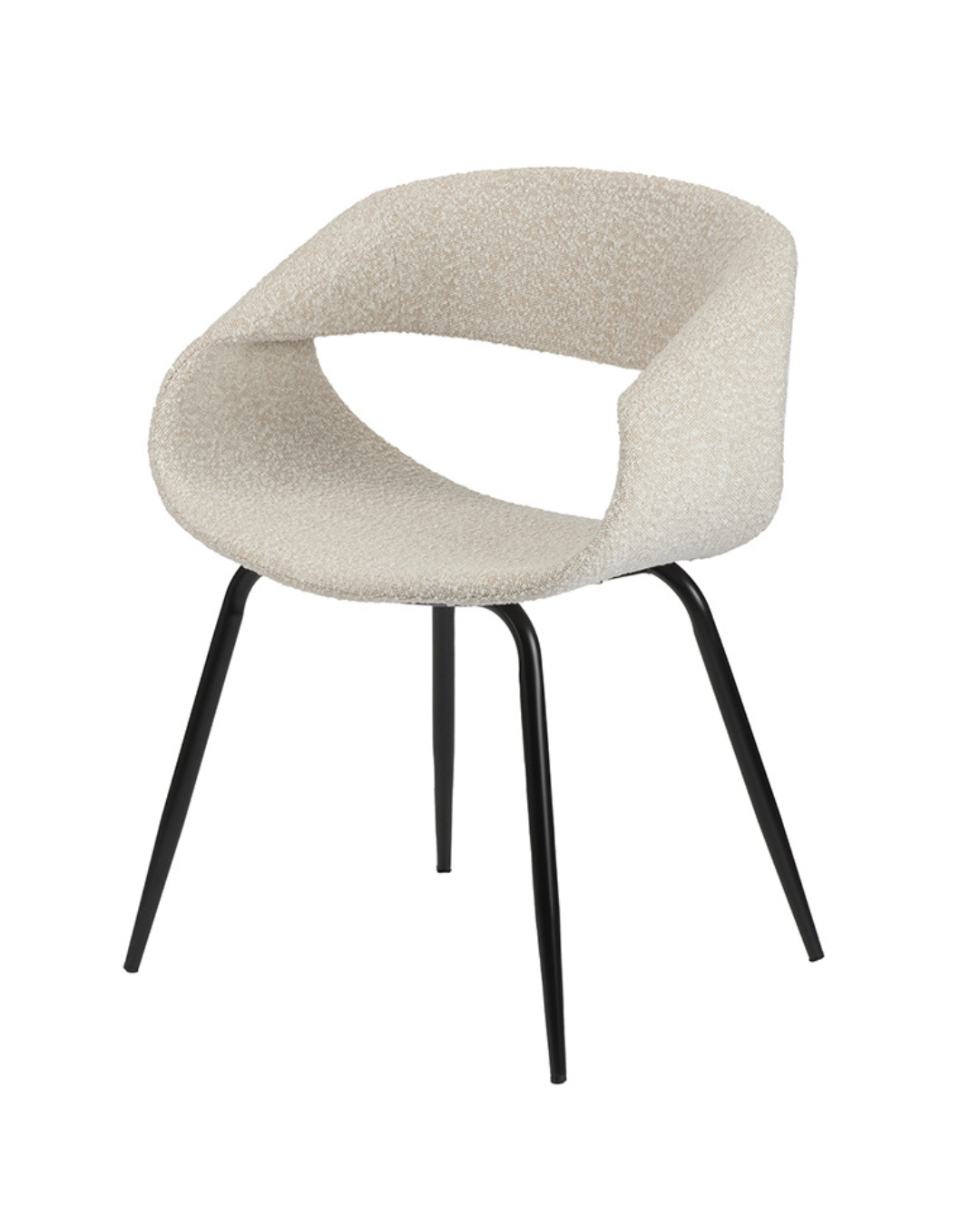 Valla Dining Armchair – White Pearl (Set of 2)