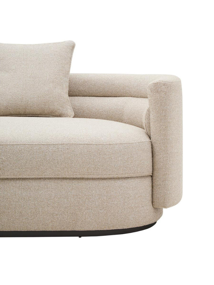 Arlo Linen-Curve Three-Seater Sofa
