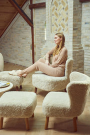 NATURES COLLECTION EMIL LOUNGE CHAIR | SHORT WOOL