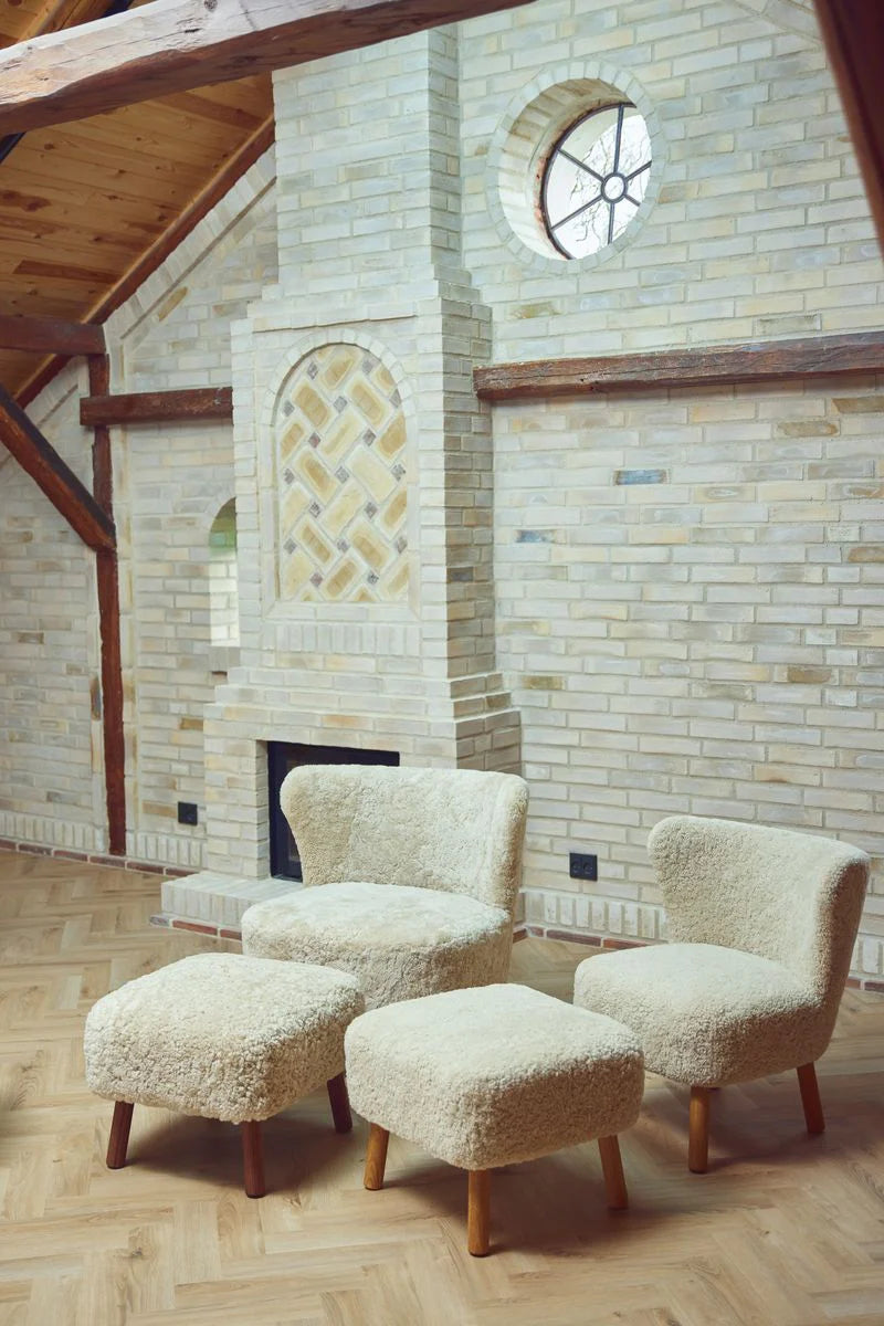 NATURES COLLECTION EMIL LOUNGE CHAIR | SHORT WOOL