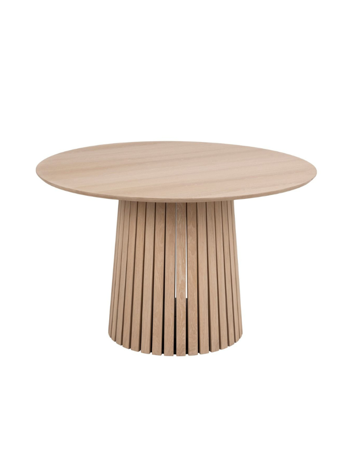 Elden Round Dining Table - White Oak