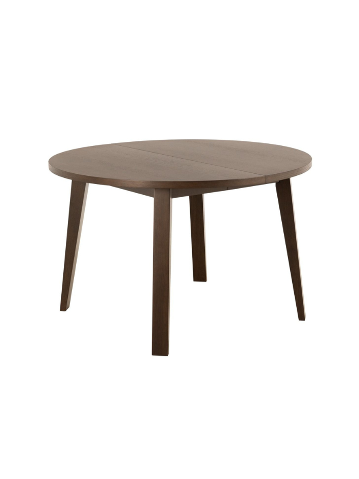 Sten Round Extendable Dining Table – Smoked Oak