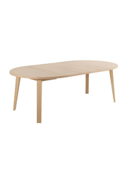 Sten Round Extendable Dining Table – White Oak