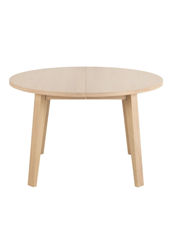 Sten Round Extendable Dining Table – White Oak