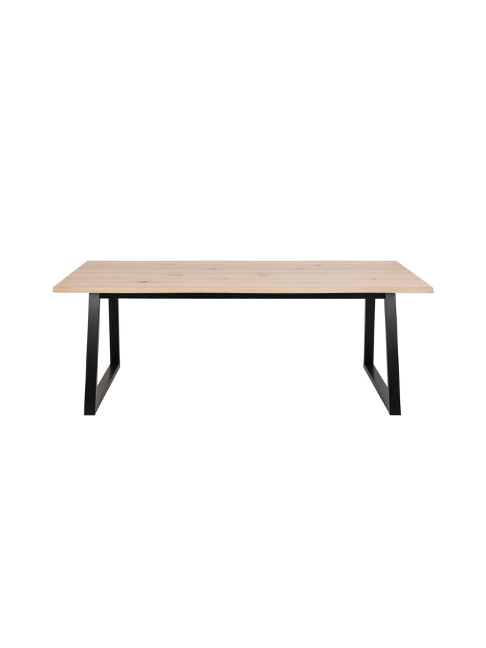 Nordvik Dining Table – White Oak & Black