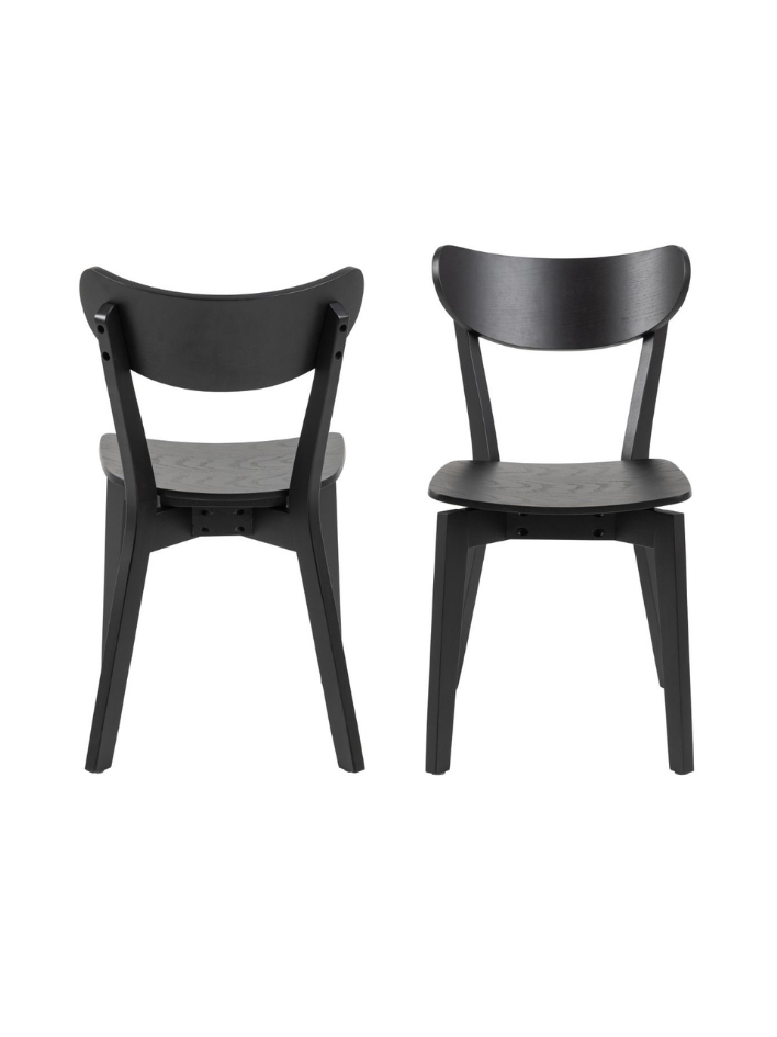 Freya Lacquered Oak Dining Chair – Set of 2