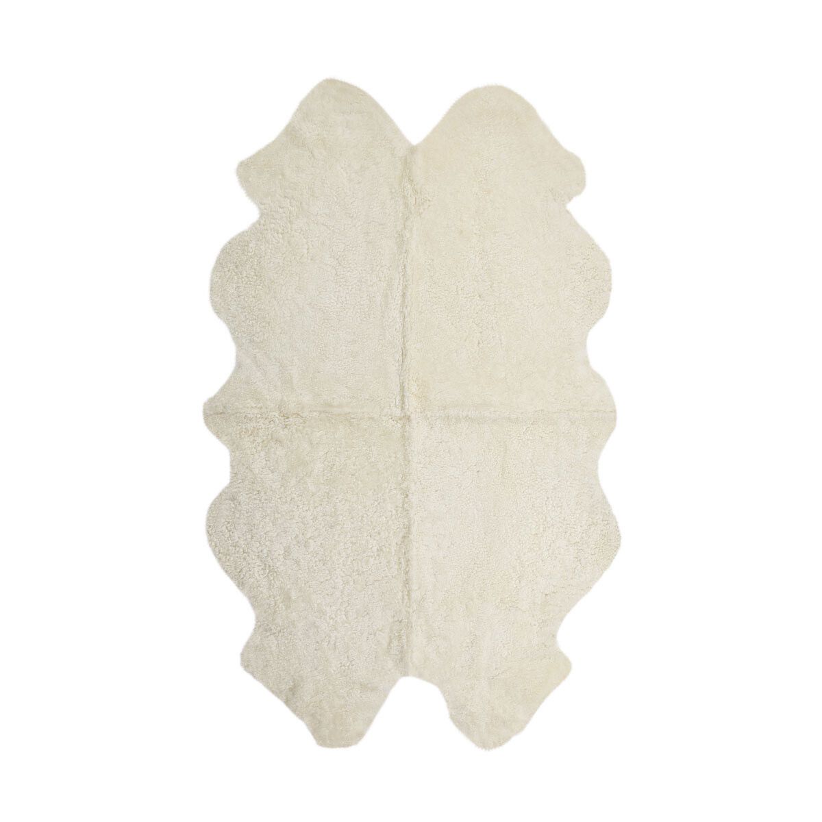 NEW ZELAND SHEEPSKIN SHORT CURLY WOOL RUG