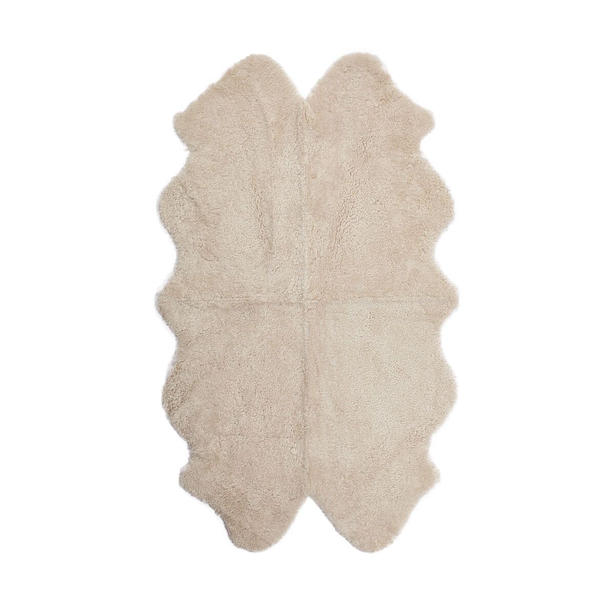 NEW ZELAND SHEEPSKIN SHORT CURLY WOOL RUG