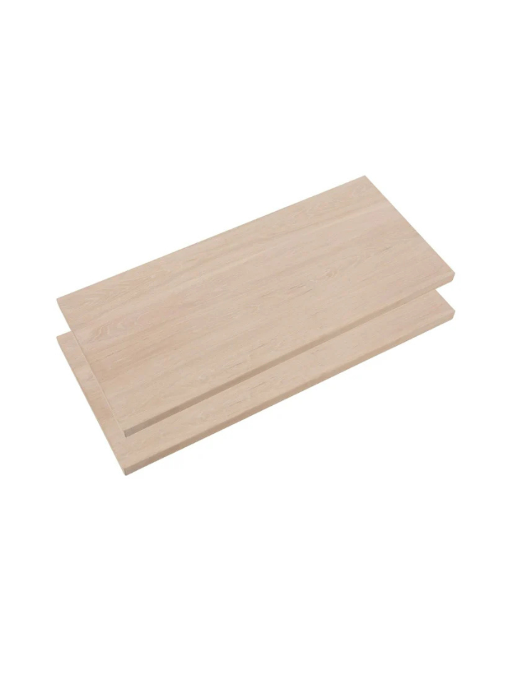 Olan Extendable Dining Table Leaves – White Oak (Set of 2)