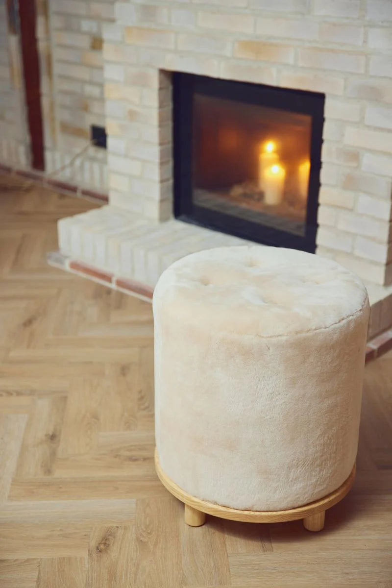 NATURES COLLECTION SIMON STOOL | MOCCASIN